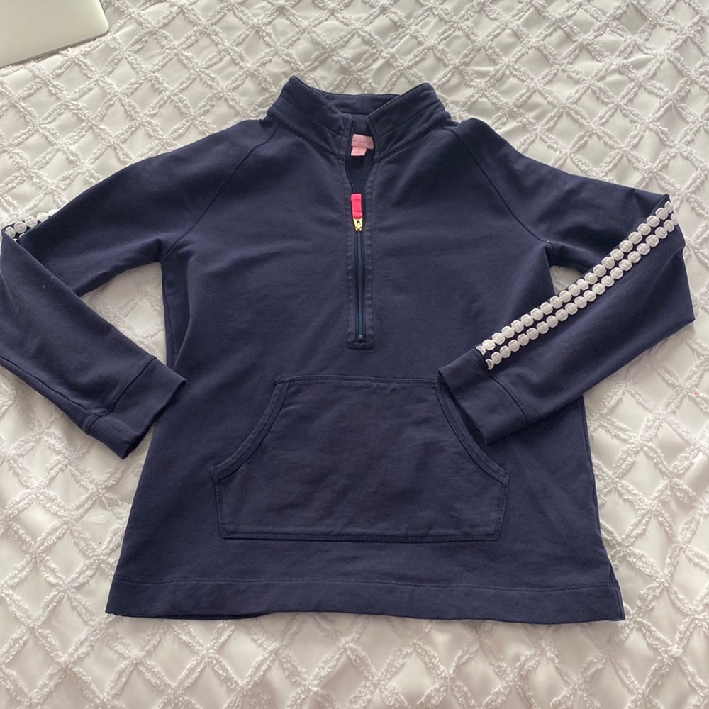 Lilly Pulitzer Girls size XL (12-14) Quarter Zip